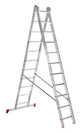 Лестница 2-х секционная алюминиевая 2*11 1013299 купить в Надыме