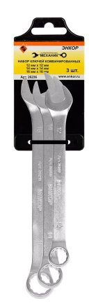 Набор ключей комбинированных 3 шт. Энкор 26236 26236 купить в Надыме