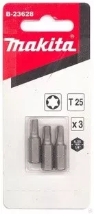 Биты Makita Тоrх Т25 25мм 3шт (B-23628) купить в Надыме