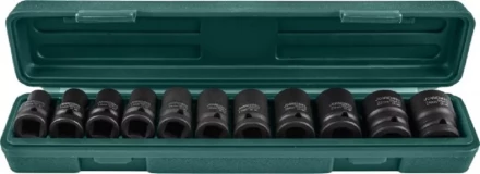 Набор головок торцевых ударных 1/2"DR 10-24мм  11предметов Jonnesway S03A4111S 47183 купить в Надыме