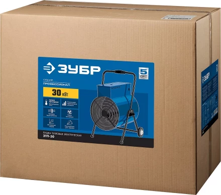 Пушка тепловая круглый корпус ЗТП-30 серия ПРОФЕССИОНАЛ купить в Надыме