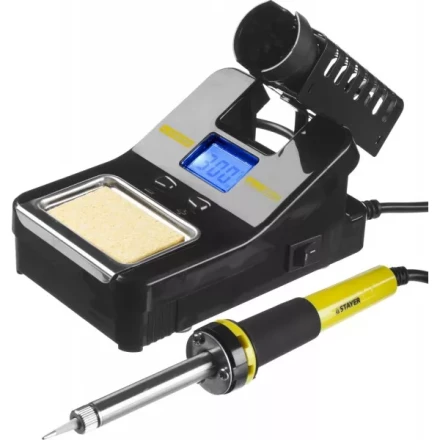 Паяльная станция STAYER "PROFI" цифровая с ЖК дисплеем, диапазон 160-520°C, шаг 10°C, 48Вт 55370 купить в Надыме