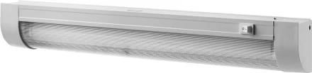 Светильник люминесцентный СВЕТОЗАР модель "СЛУ-115" с плафоном и выключателем, угловой, лампа Т8, 502x54x74мм, 15Вт SV-57587-15 купить в Надыме