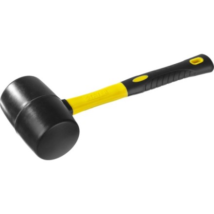Киянка STAYER &quot;PROFESSIONAL&quot; резиновая ЧЕРНАЯ, с фиберглассовой ручкой, 900г 2054-90 купить в Надыме