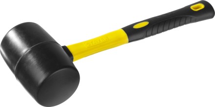 Киянка STAYER &quot;PROFESSIONAL&quot; резиновая ЧЕРНАЯ, с фиберглассовой ручкой, 900г 2054-90 купить в Надыме