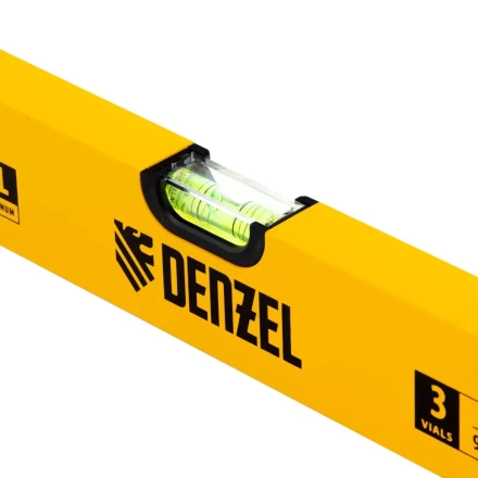 Уровень алюминиевый, 2000 мм, фрезерованный, 3 глазка Denzel 33686 купить в Надыме