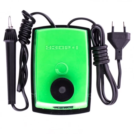 Электроприбор для выжигания по дереву "Узор 1" с подставкой запасная игла 5 проекций Сибртех. 91304 купить в Надыме