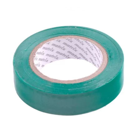 Изолента ПВХ 15 мм х 10 м зеленая 150 мкм Matrix 88774 купить в Надыме
