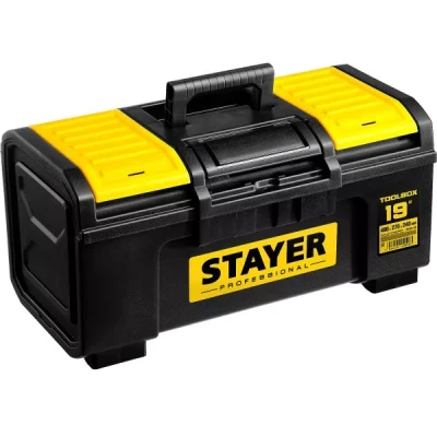 Ящик для инструмента "TOOLBOX-19" пластиковый, STAYER Professional 38167-19