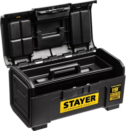 Ящик для инструмента "TOOLBOX-19" пластиковый, STAYER Professional 38167-19 купить в Надыме