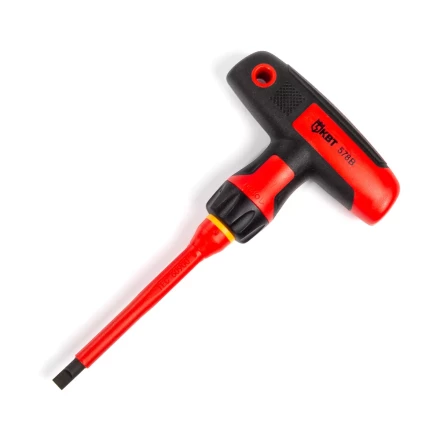 Диэлектрическая Т-образная отвертка КВТ VDE НИО-4412-Т со сменными битами, 12 шт. (87128) купить в Надыме