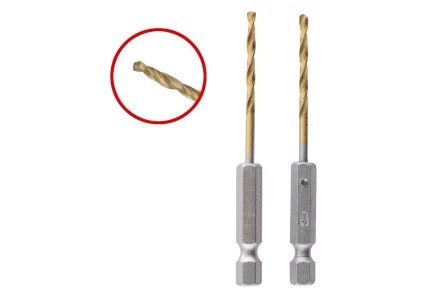 Сверло по металлу HAMMER Ф2.5х77мм (202-802 DR MT 2шт.) купить в Надыме