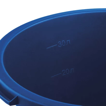 ЗУБР 40 л, первичный высокопрочный пластик, усиленный круглый строительный таз (06094-45) купить в Надыме