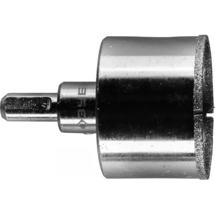 Коронка ЗУБР алмазная в сборе по кафелю, керамике с центрирующим сверлом и имбусовым ключом, зерно 60, 50мм 29850-50 купить в Надыме