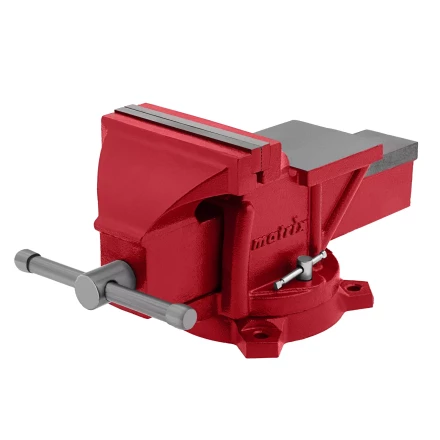 Тиски слесарные, 150 мм, поворотные, с наковальней// Matrix 18602 купить в Надыме