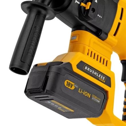 Перфоратор аккумуляторный BLRH-IB-26 Li-Ion, 18 В Denzel 26701 купить в Надыме