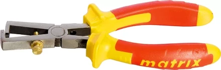 Клещи для снятия изоляции Insulated, 160мм, двухкомпонентные рукоятки MATRIX PROFESSIONAL 17717 купить в Надыме