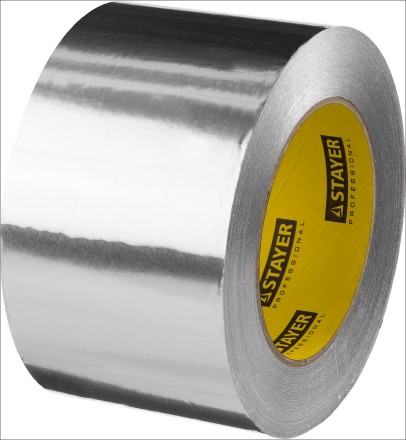 Алюминиевая лента, STAYER Professional 12268-75-50, до 120°С, 50мкм, 75мм х 50м 12268-75-50 купить в Надыме