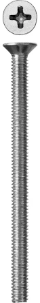 Винт ЗУБР "МАСТЕР" DIN 965, класс прочности 4.8, оцинкованный, M4x60мм, 5кг 303110-04-060 купить в Надыме