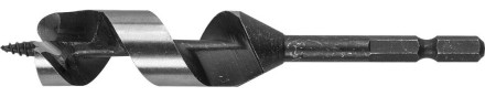 ЗУБР. Сверло по дереву, спираль Левиса, шестигранный хвостовик 1/4&quot;, 16х120мм 29483-120-16 купить в Надыме