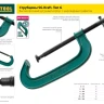 Струбцина KRAFTOOL "EcoKraft" ручная, пластиковый корпус, 0-58мм 32224-05 купить в Надыме