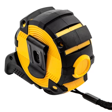 Рулетка Denzel 5м х 25мм, автоматич. фиксац., нейлон. покрытие, магнит. зацеп, двухстор. разметка 31522 купить в Надыме