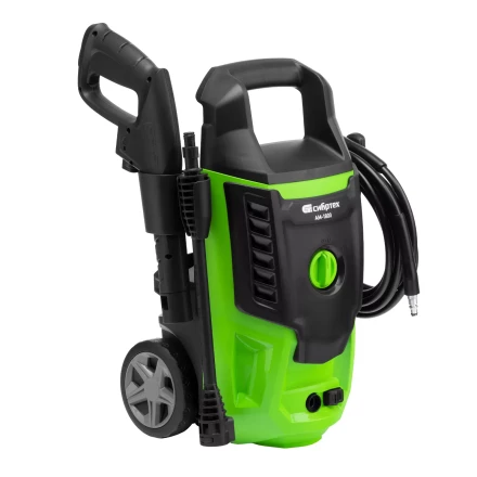 Моечная машина высокого давления Сибртех АМ-1800 58226, 1800 Вт, 140 бар, 350 л/ч, колесная купить в Надыме