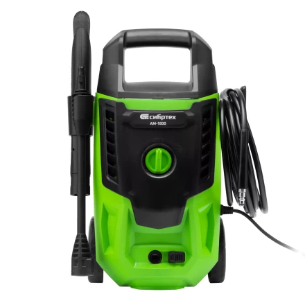 Моечная машина высокого давления Сибртех АМ-1800 58226, 1800 Вт, 140 бар, 350 л/ч, колесная купить в Надыме