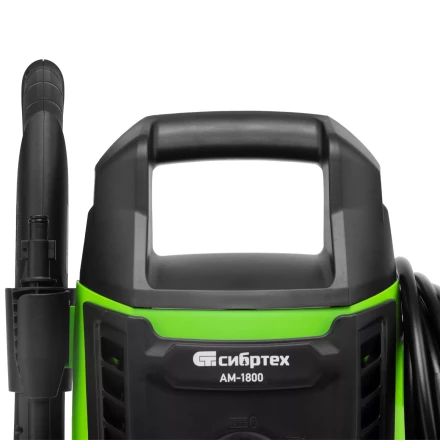 Моечная машина высокого давления Сибртех АМ-1800 58226, 1800 Вт, 140 бар, 350 л/ч, колесная купить в Надыме