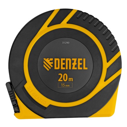 Рулетка геодезическая Denzel 20 м х 15 мм, закрытый корпус, фиберглассовая лента, 31290 купить в Надыме