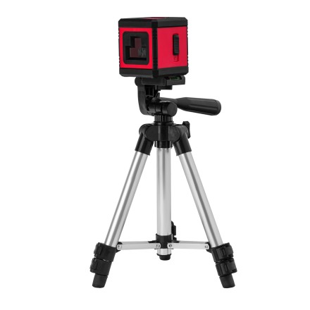Лазерный уровень MTX XQB RED Pro SET, 10 м, красный луч, батарейки, штатив 350185 купить в Надыме