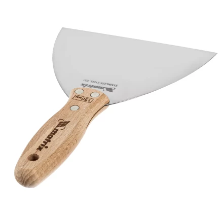 Шпательная лопатка из нержавеющей стали Matrix, 150 мм, буковая рукоятка, EFP 85619 купить в Надыме