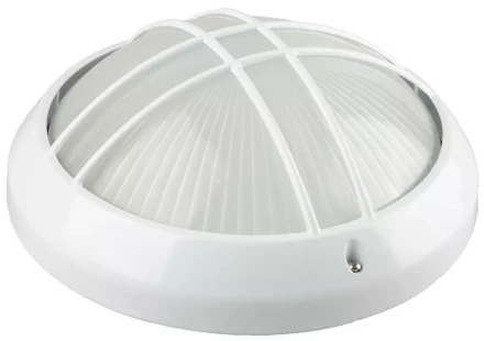 Светильник уличный СВЕТОЗАР "ОРБИТА" влагозащищенный, цвет белый, 100Вт SV-57313-W купить в Надыме