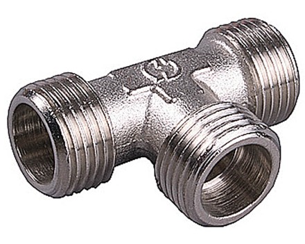 Тройник GENERAL FITTINGS никелированная латунь, ш/ш/ш, 3/4&quot; 51051-3/4 купить в Надыме