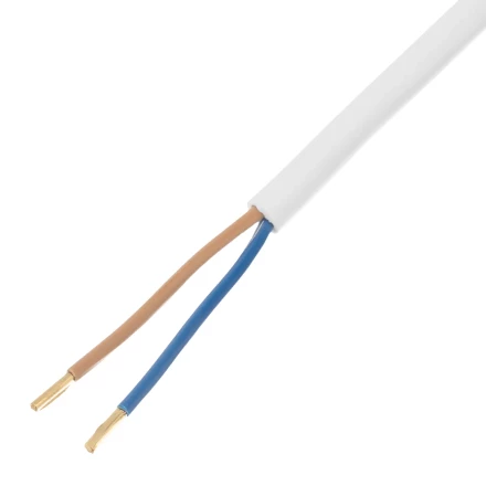 Шнур сетевой Denzel Energy Series, ПВС, 1,5 м, 2 x 1 мм, с неразборной вилкой, белый, 3 м, 37660 купить в Надыме