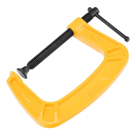 Струбцина G-образная Denzel, усиленная, 100 мм, 20643 купить в Надыме