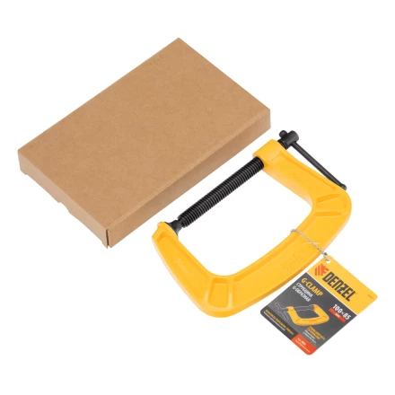 Струбцина G-образная Denzel, усиленная, 100 мм, 20643 купить в Надыме