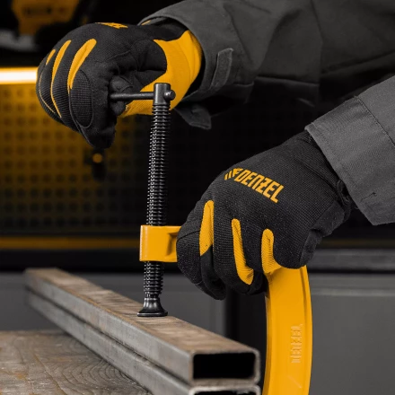 Струбцина G-образная Denzel, усиленная, 100 мм, 20643 купить в Надыме