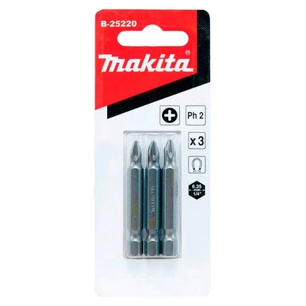 Биты Makita PH2 50мм 3шт (B-25220) купить в Надыме