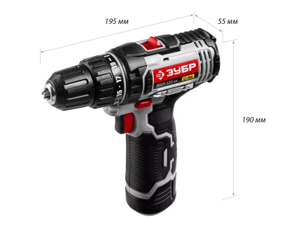 Дрель-шуруповерт 2 АКБ ДШЛ-121 КН серия СТАНДАРТ купить в Надыме