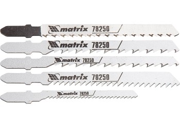 Набор полотен для электролобзика по дереву 5шт MATRIX Professional 78250 купить в Надыме
