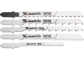 Набор полотен для электролобзика по дереву 5шт MATRIX Professional 78250 купить в Надыме