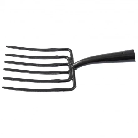 Вилы копальные шестирогие 195 х 220 мм удлиненная тулейка без черенка Россия 63839 купить в Надыме