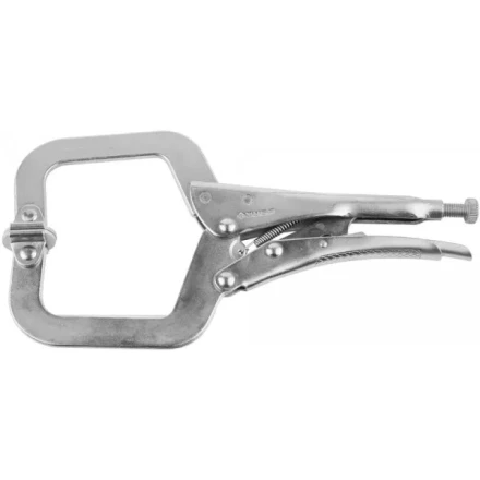 Зажим ЗУБР "ЭКСПЕРТ" ручной, специальный,точечный с подвижными губками, для деталей различных форм, 280мм 22517 купить в Надыме