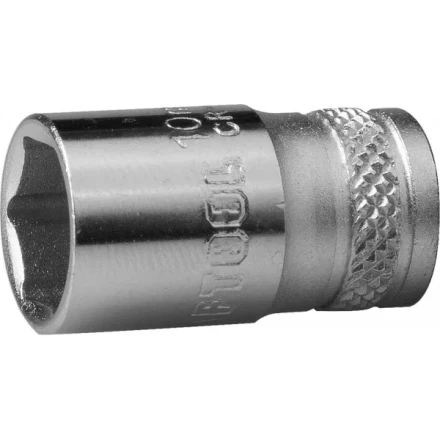 Торцовая головка KRAFTOOL "INDUSTRIE QUALITAT", Cr-V, FLANK, хромосатинированная, 1/4", 10 мм 27815-10_z01 купить в Надыме