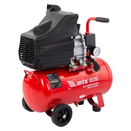 Компрессор воздушный MTX 58003, DC1500L/24, 1,5 кВт, 24 л, 210 л/мин купить в Надыме