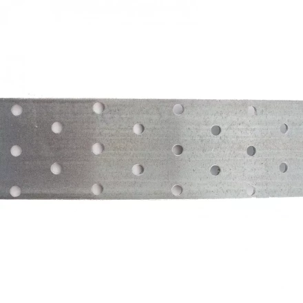 Лента перфорированная монтажная 2 мм LM 5см х10м отверстие 4,5–5мм цинк Россия Сибртех 46583 купить в Надыме