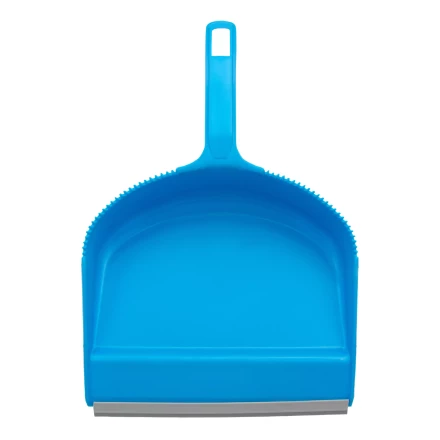 Набор: совок с кромкой 330 x 225 мм и щетка-сметка 285 мм, голубой, Home Palisad 933105 купить в Надыме