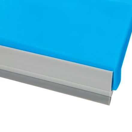 Набор: совок с кромкой 330 x 225 мм и щетка-сметка 285 мм, голубой, Home Palisad 933105 купить в Надыме