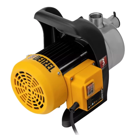 Садовый поверхностный насос Denzel GPL800Х 97302, 800 Вт, 3200 л/ч, подъем 42 м, нержавейка купить в Надыме